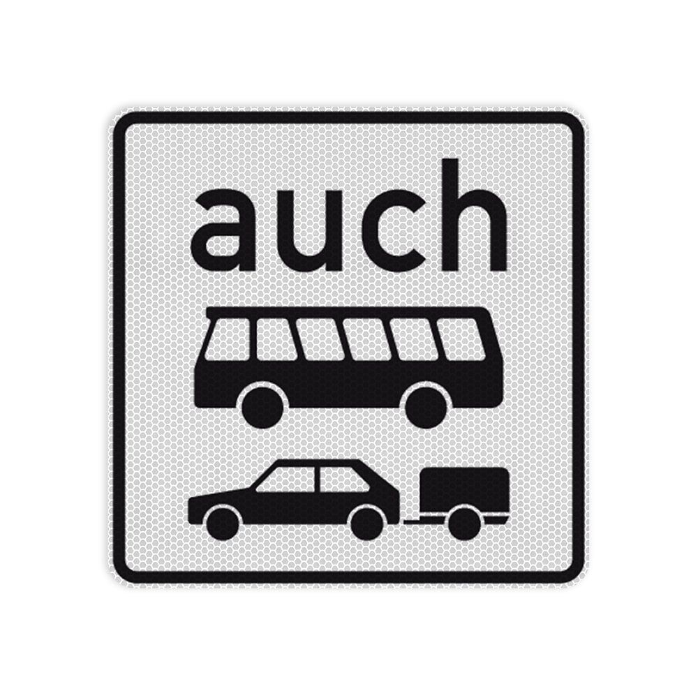 VZ 1060-32 auch Kraftomnibusse und Pkw mit Anhängern VZ 1060-32 auch Kraftomnibusse und Pkw mit Anhängern