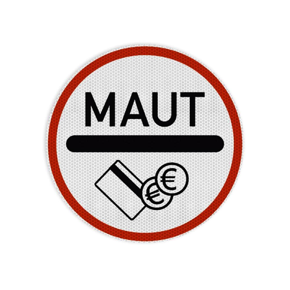 VZ 391 Mautpflichtige Strecke RA 2 Ø 600 mm 3 mm Dibond