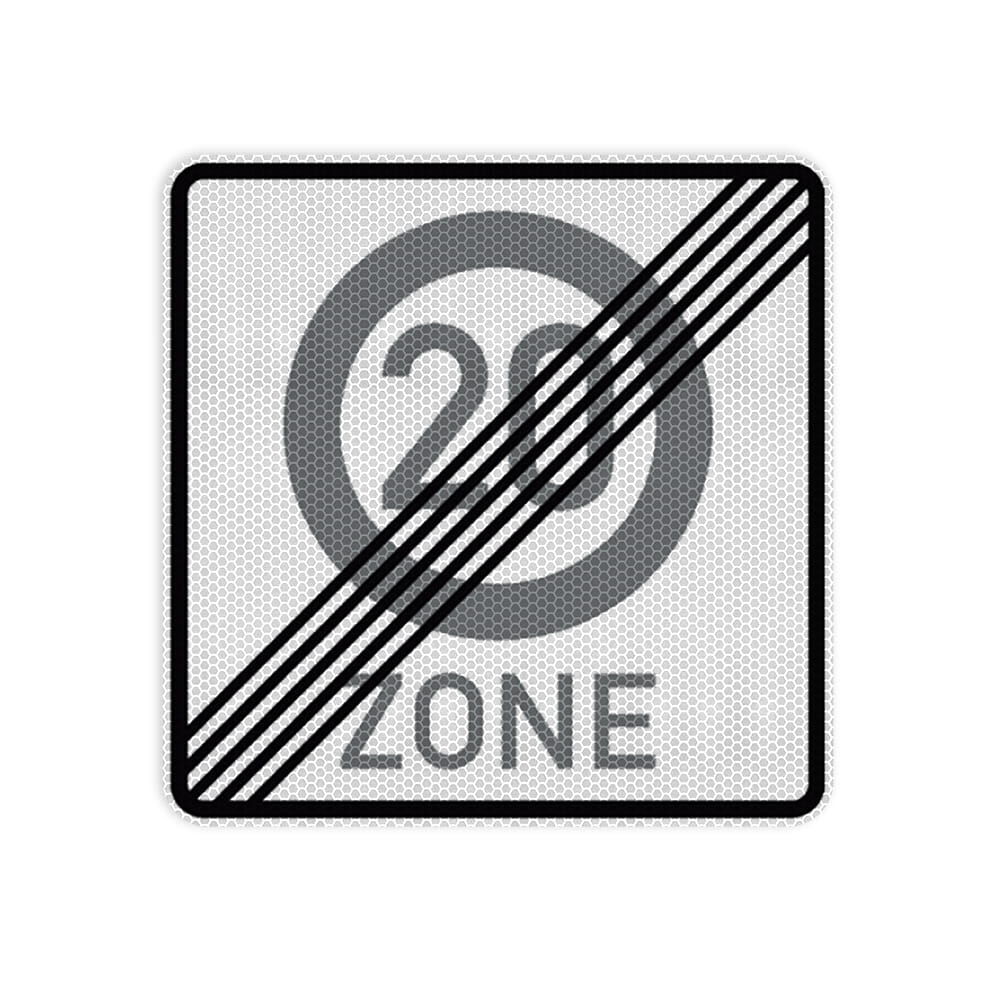 VZ 274.2-20 Ende einer Tempo 20-Zone