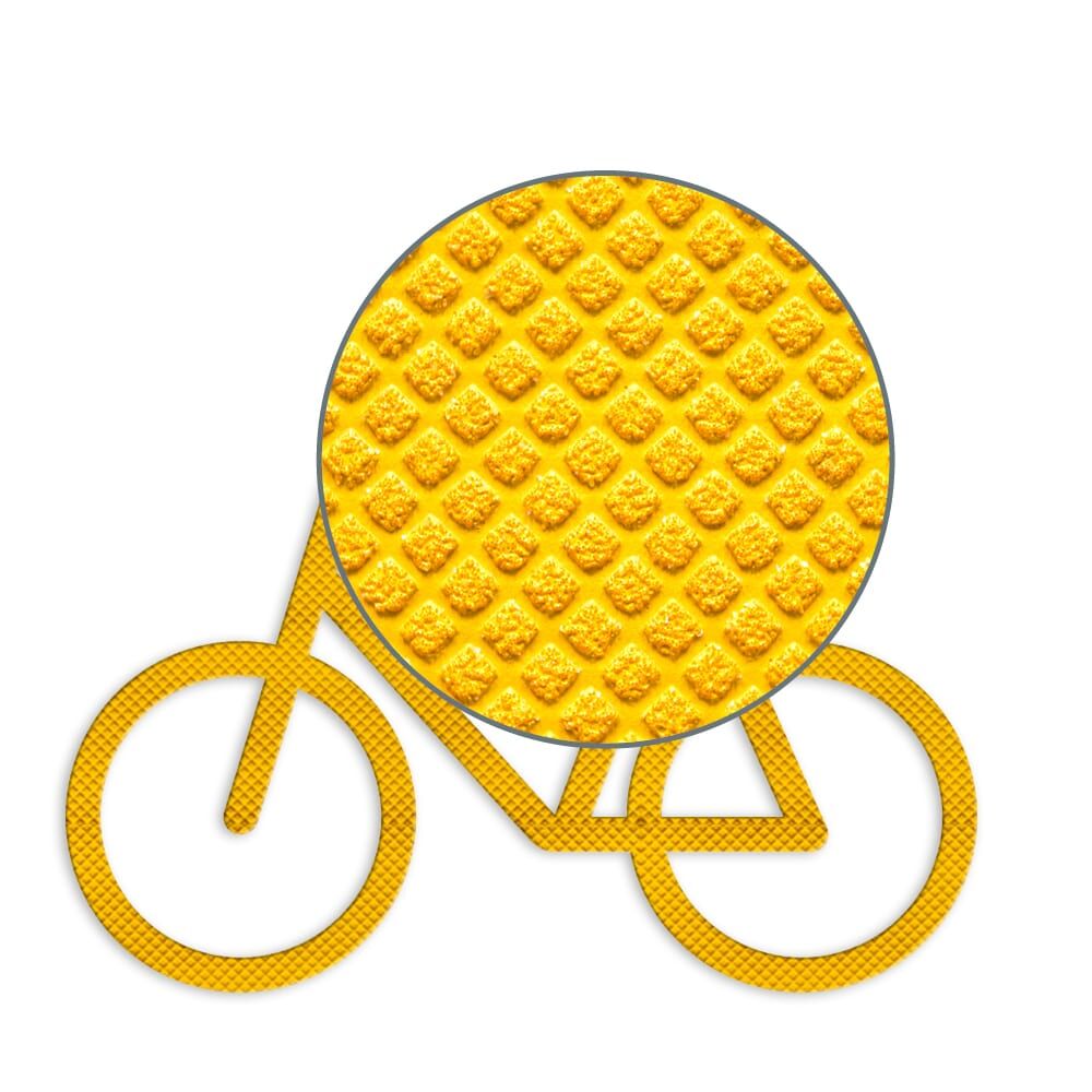 Detailansicht der Oberfläche: 3M Stamark A721 mit rutschhemmendem Mikroprofil