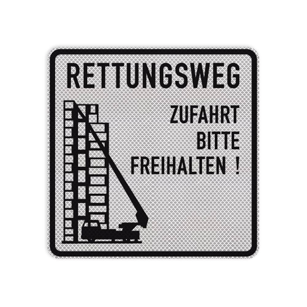 VZ 2441 RETTUNGSWEG Zufahrt bitte freihalten! VZ 2441 RETTUNGSWEG Zufahrt bitte freihalten!