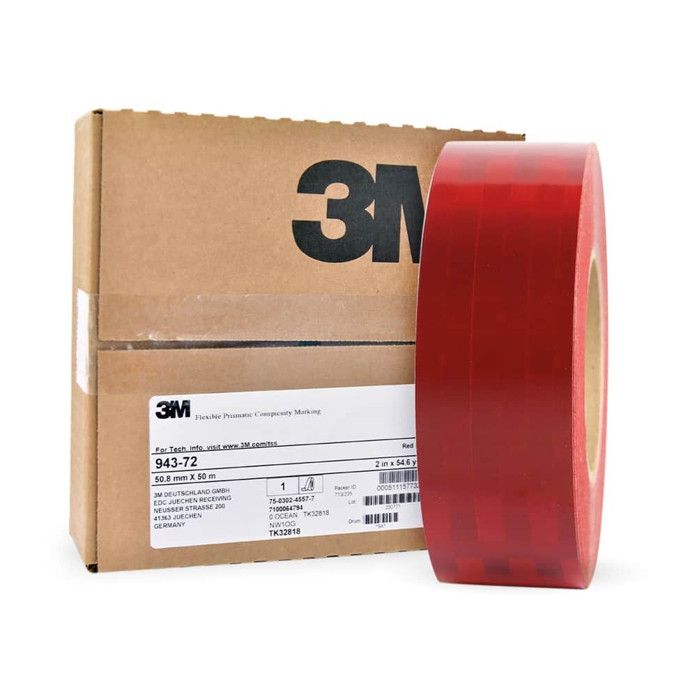 3M Konturmarkierung 943-72 rot 50,8 mm x 50 m für Festaufbauten