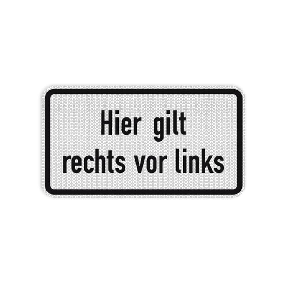 VZ 2804 Hier gilt rechts vor links VZ 2804 Hier gilt rechts vor links