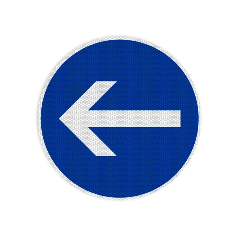 VZ 211-10 Vorgeschriebene Fahrtrichtung hier links VZ 211-10 Vorgeschriebene Fahrtrichtung hier links