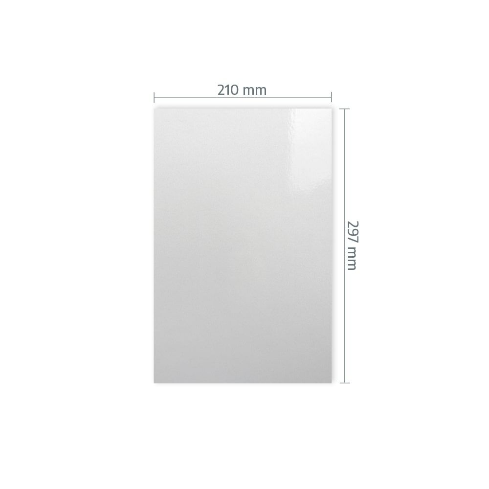 A4-Zuschnitt Orafol 5710 mit Maßangabe 210 × 297 mm