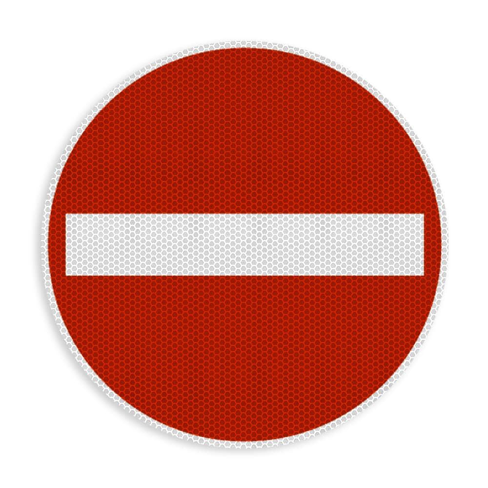 Sign Face VZ 267 Verbot der Einfahrt