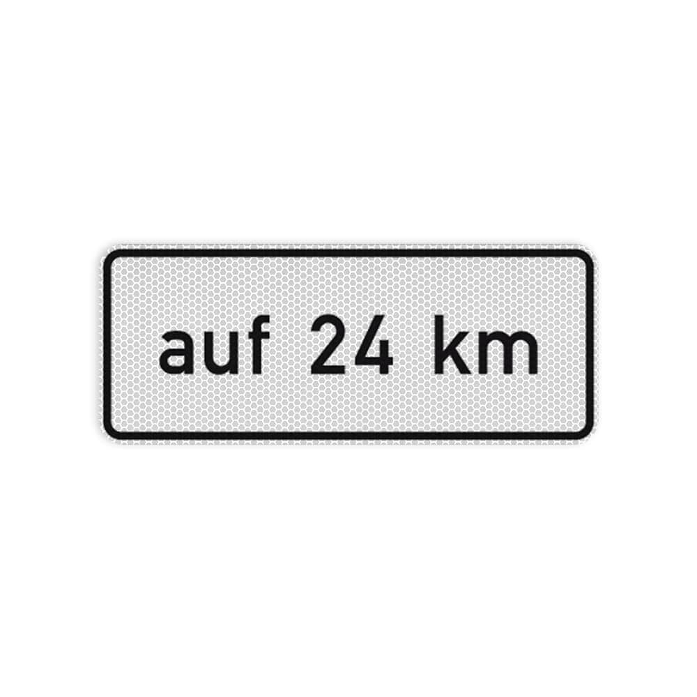 VZ 1001-35 Länge einer Strecke auf … km VZ 1001-35 Länge einer Strecke auf … km