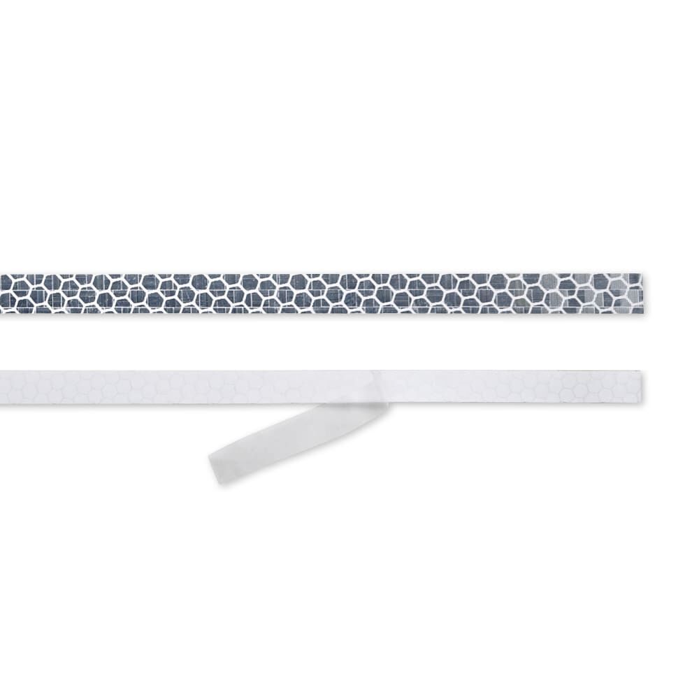 Avery Reflexband T-11500 OmniCube weiß 10 mm, Streifen der Vorder- und Rückseite