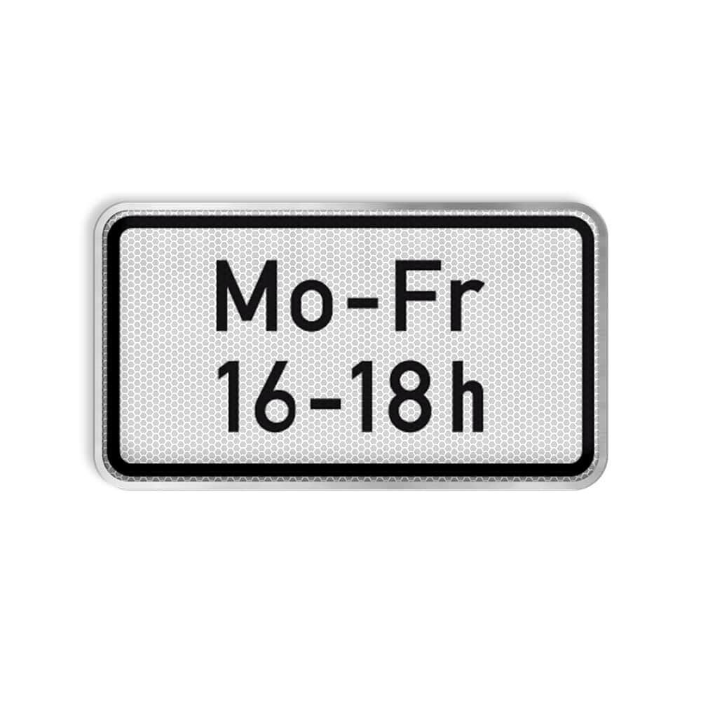 VZ 1042-33 Zeitliche Beschränkung (zweizeilig) (Mo - Fr, … - VZ 1042-33 Zeitliche Beschränkung (zweizeilig) (Mo - Fr, … -