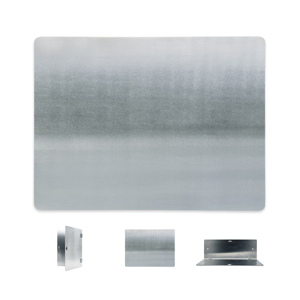 Blanko Aluminiumtafel, erhältlich als starre Tafel, horizontal oder vertikal klappbar