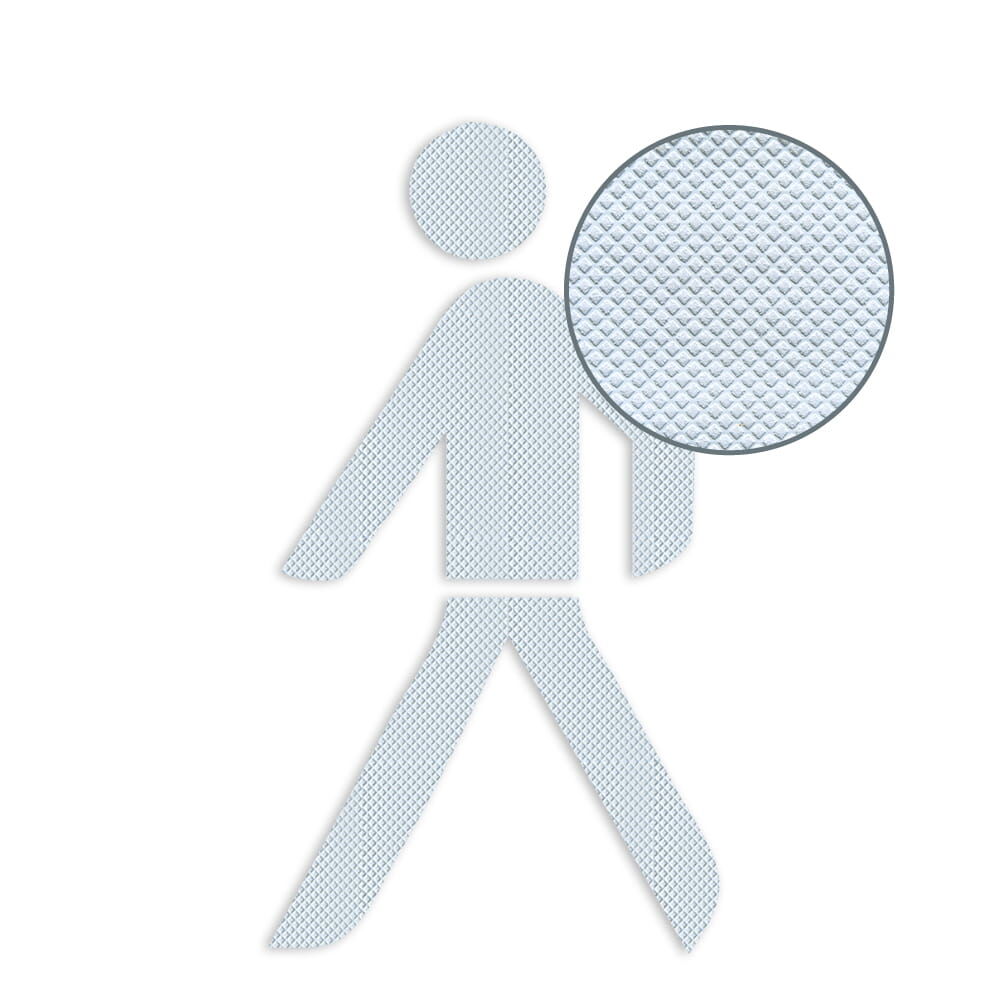 Vergrößerter Ausschnitt verdeutlicht Oberflächenstruktur