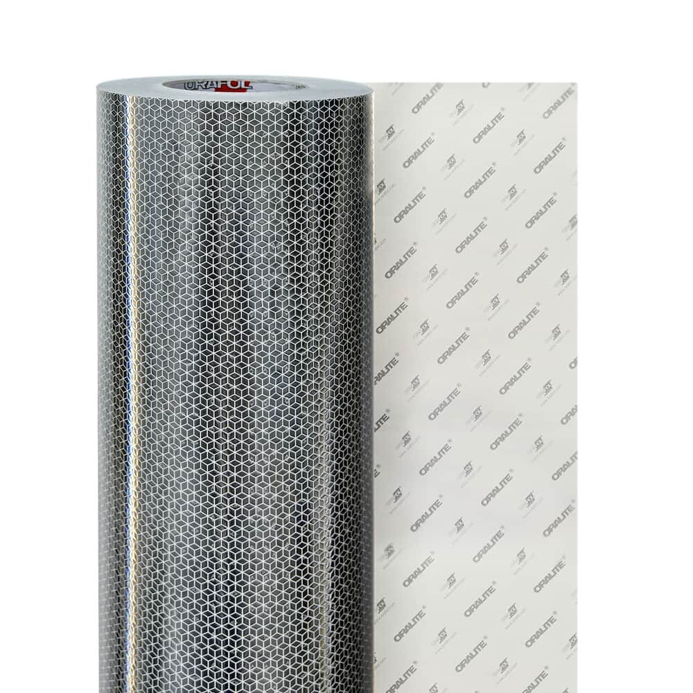 Rolle ORALITE VC110 in Weiß mit sichtbarer Rückseite mit ORALITE-Branding