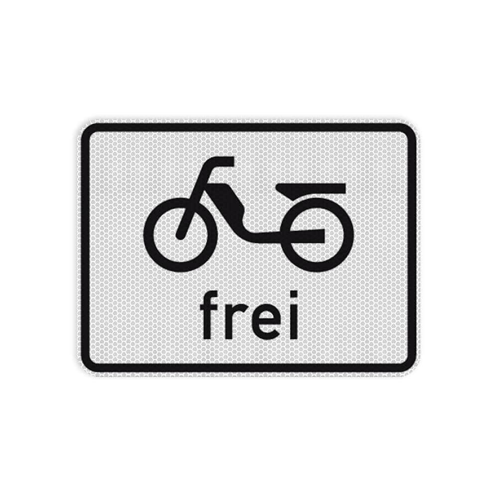 VZ 1022-11 Mofas frei RA 2 315 x 420 mm 3 mm Dibond