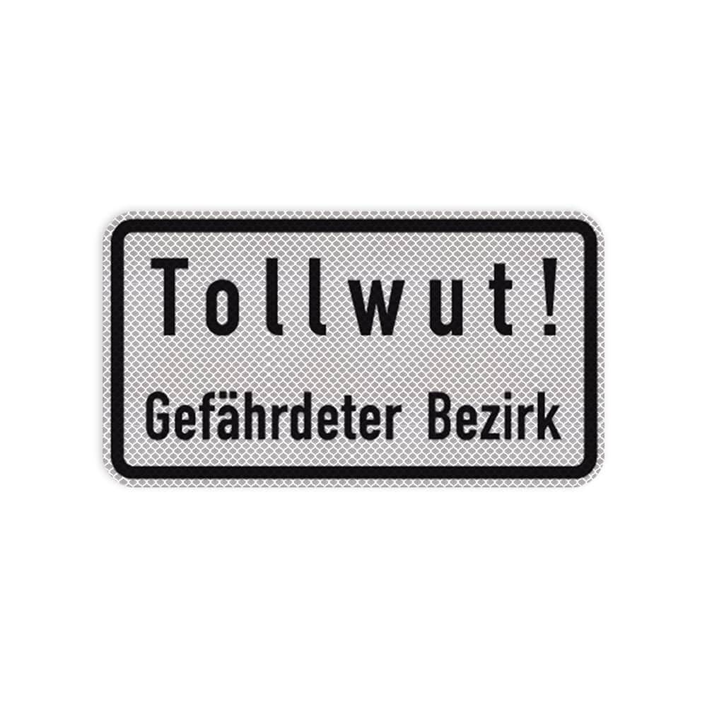 VZ 2531 Tollwut! Gefährdeter Bezirk VZ 2531 Tollwut! Gefährdeter Bezirk