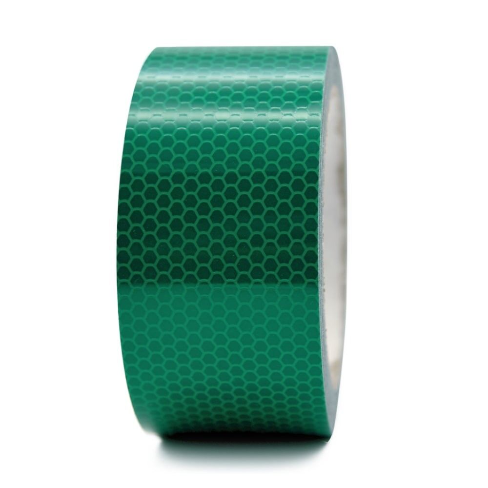 Orafol ORALITE Reflexband 5810 grün, 50 mm Rolle, Frontansicht