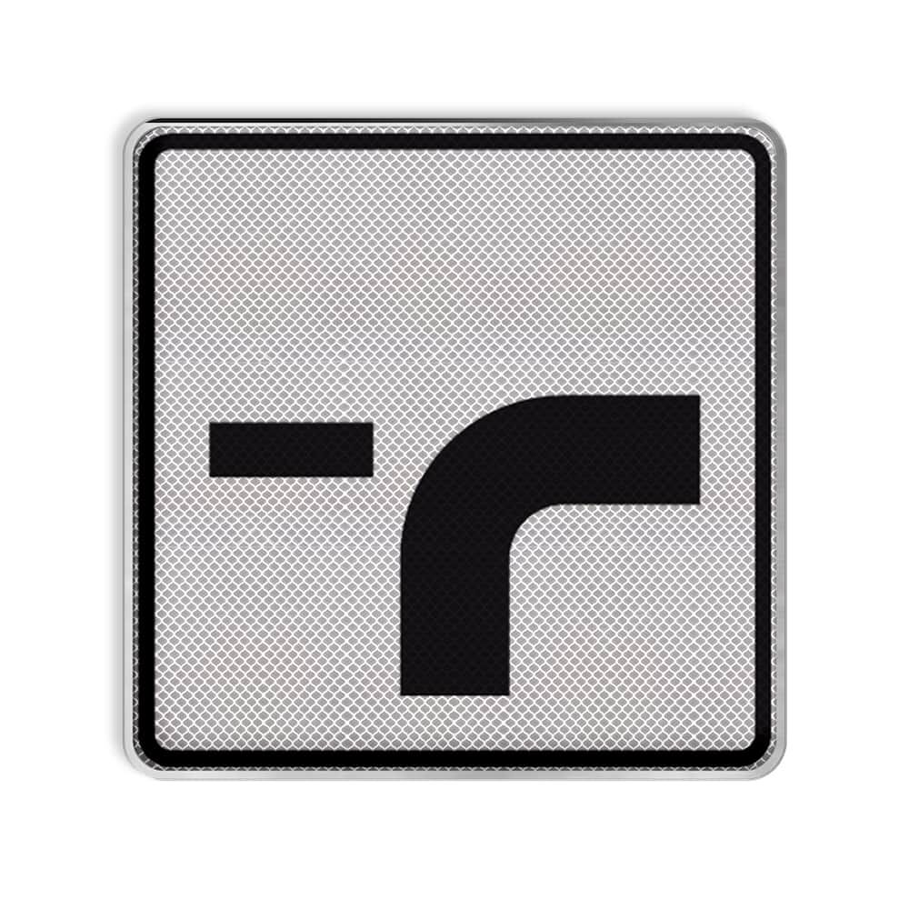 VZ 1002-23 Verlauf der Vorfahrtstraße VZ 1002-23 Verlauf der Vorfahrtstraße