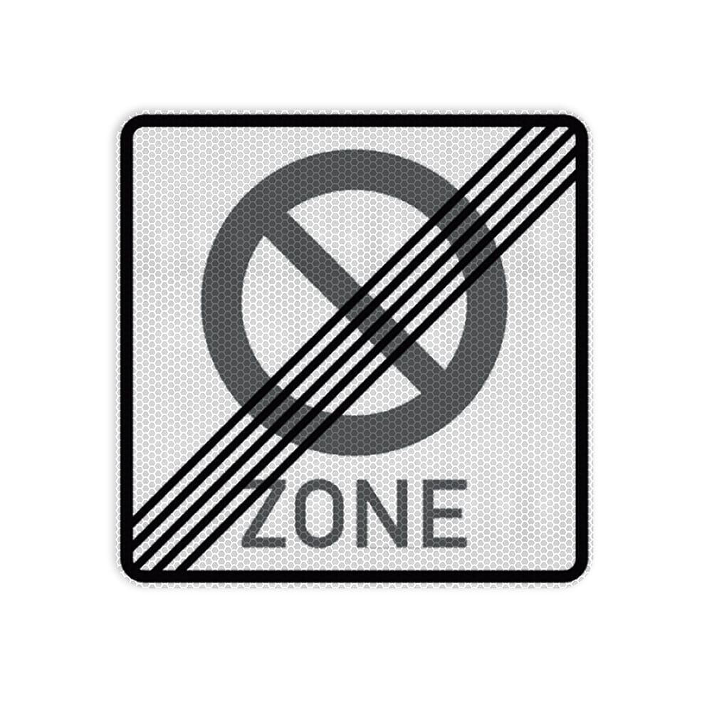 VZ 290.2 Ende eines eingeschränkten Haltverbots für eine Zone VZ 290.2 Ende eines eingeschränkten Haltverbots für eine Zone