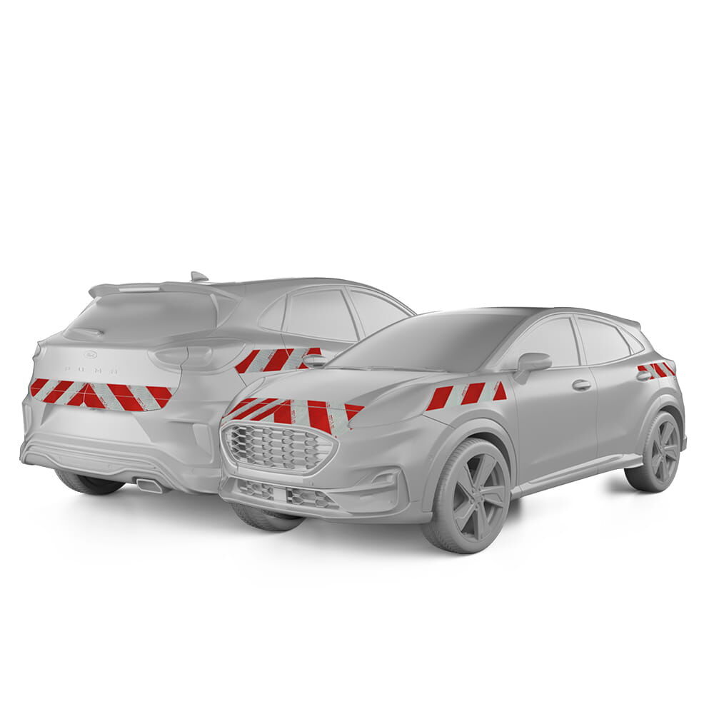 Ford Puma Warnmarkierung ab 04-2024 Komplettsatz