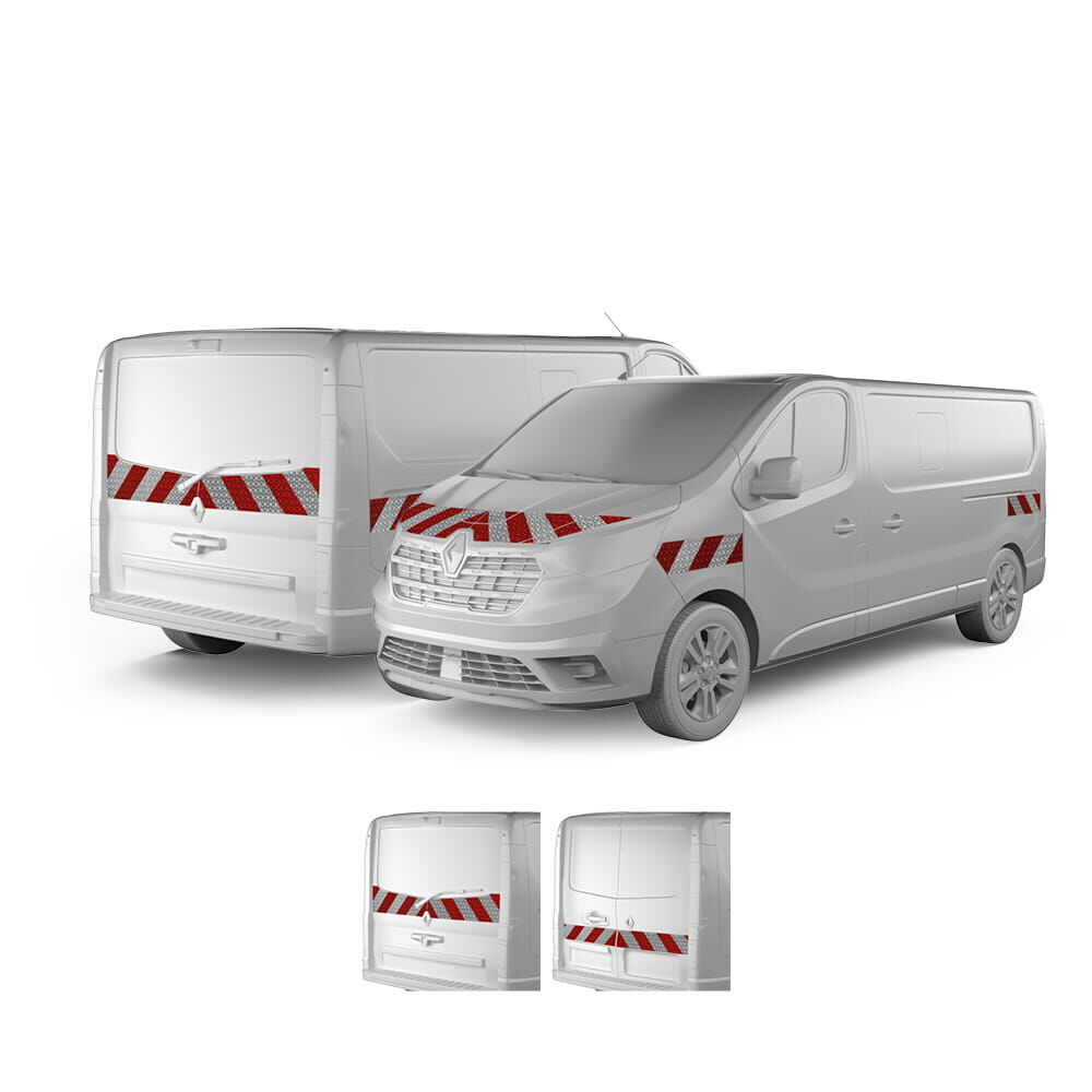 Renault Trafic Warnmarkierung