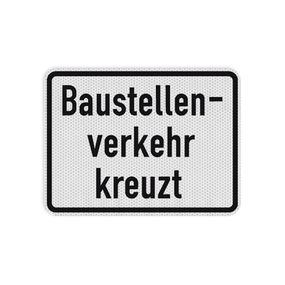 VZ 2132 Baustellenverkehr kreuzt
