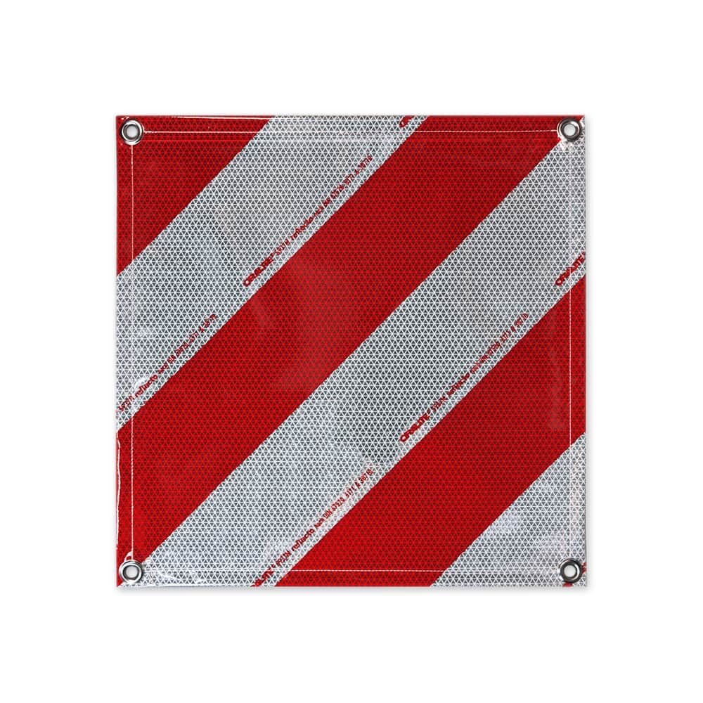 Reflektierendes Warnbanner linksweisend, Format 423 × 423 mm