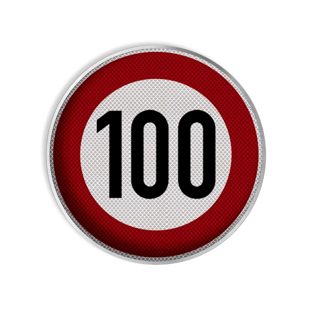 VZ 274-100 Zulässige Höchstgeschwindigkeit 100 km/h