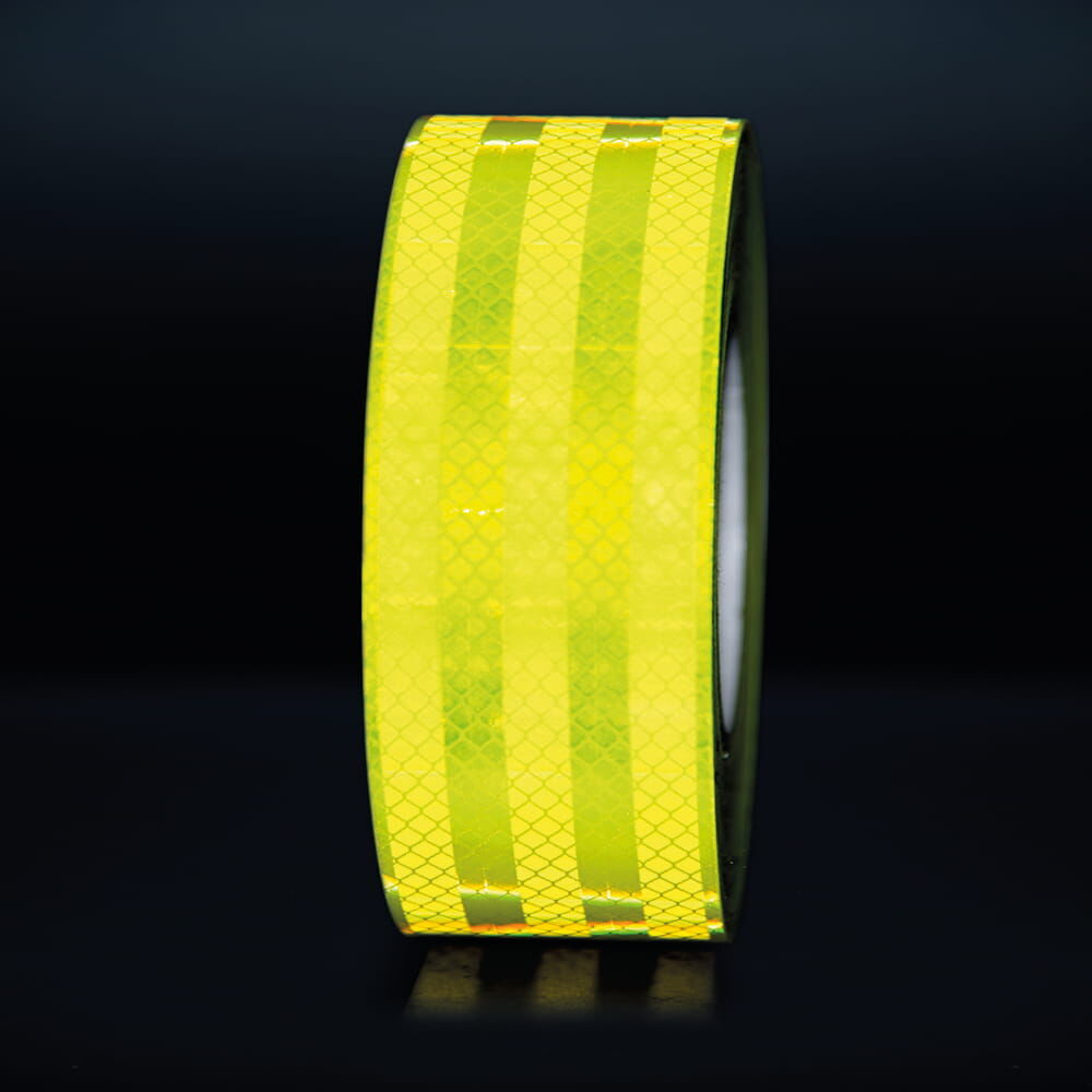 3M Konturmarkierung 983, fluor-lime, 25 m Rolle seitlich, reflektierend