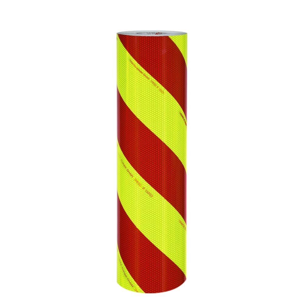Orafol VC 612 Großrolle 610 mm linksweisend, rot/fluor-lime