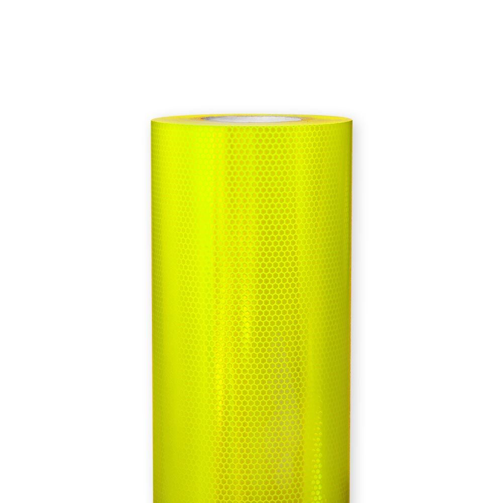Fluor-Lime ORALITE 5910-Rolle (1235 mm), frontale Ansicht der Reflexfolie