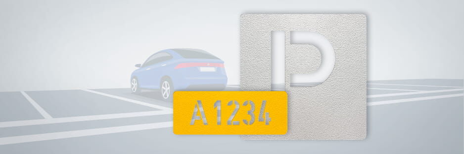 Parkplatzmarkierung
