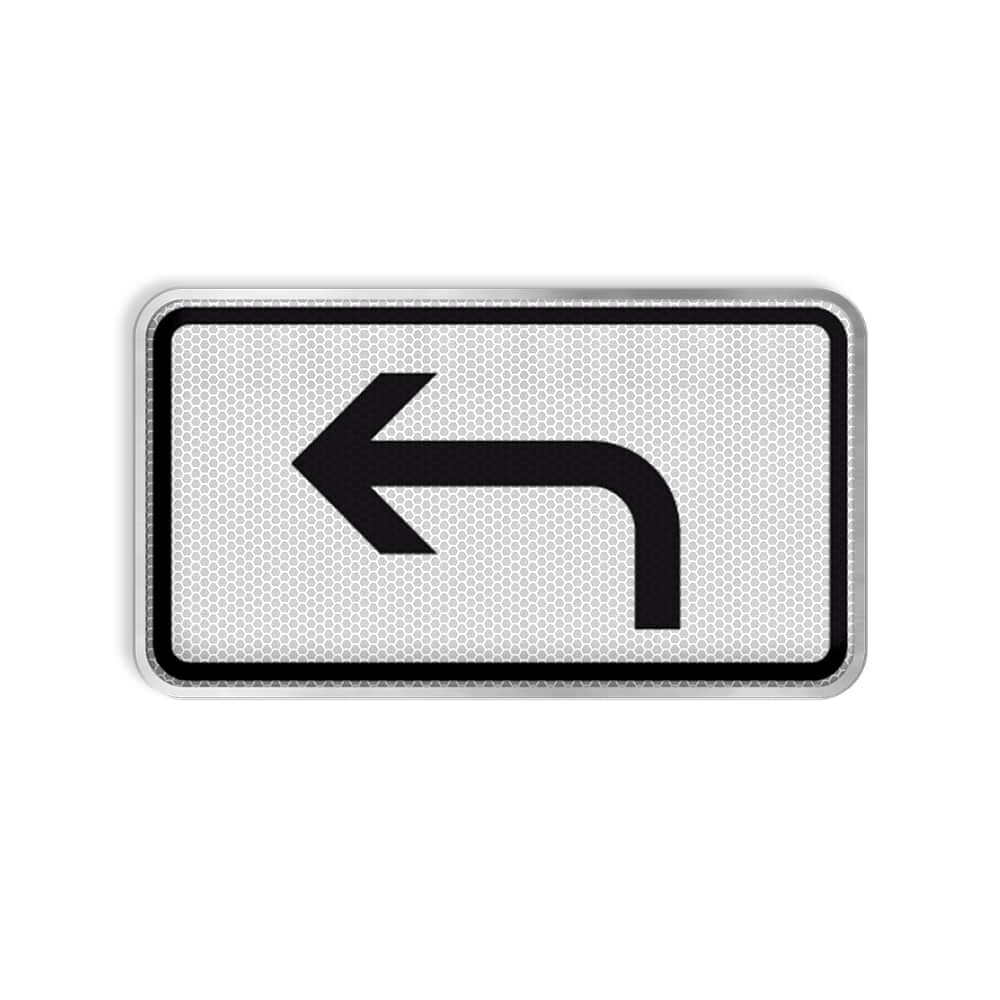 VZ 1000-11 Richtung der Gefahrstelle, linksweisend VZ 1000-11 Richtung der Gefahrstelle, linksweisend