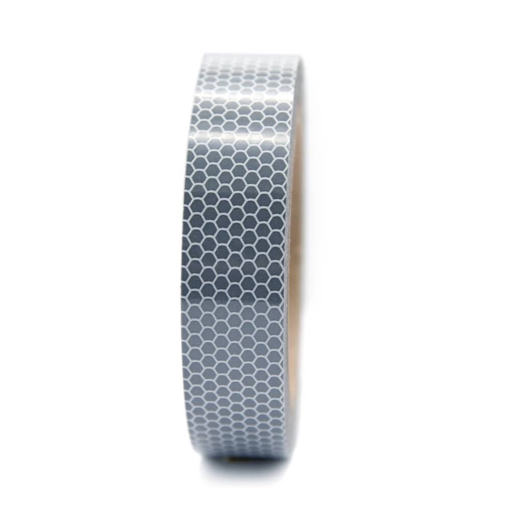 Orafol ORALITE Reflexband 5810 weiß, 25 mm Rolle, Frontansicht