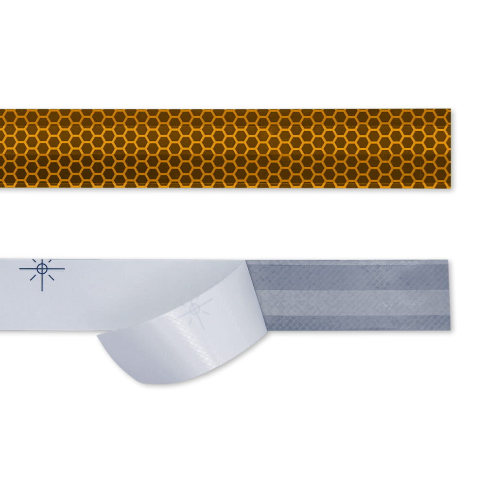 3M Reflexband 823i, 25 mm Streifen der Vorder- und Rückseite