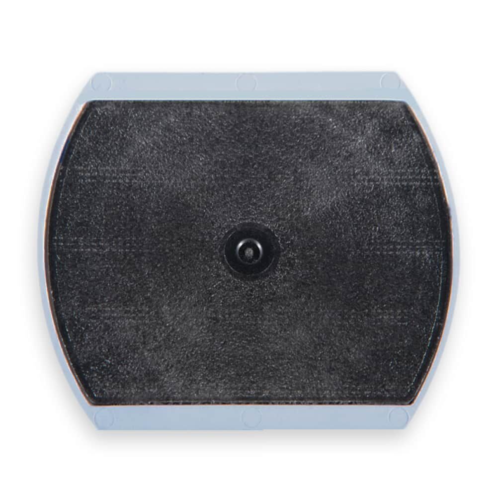 Rückseite des 3M Diamond Marker mit Bitumenfuß zur Verklebung in Asphalt