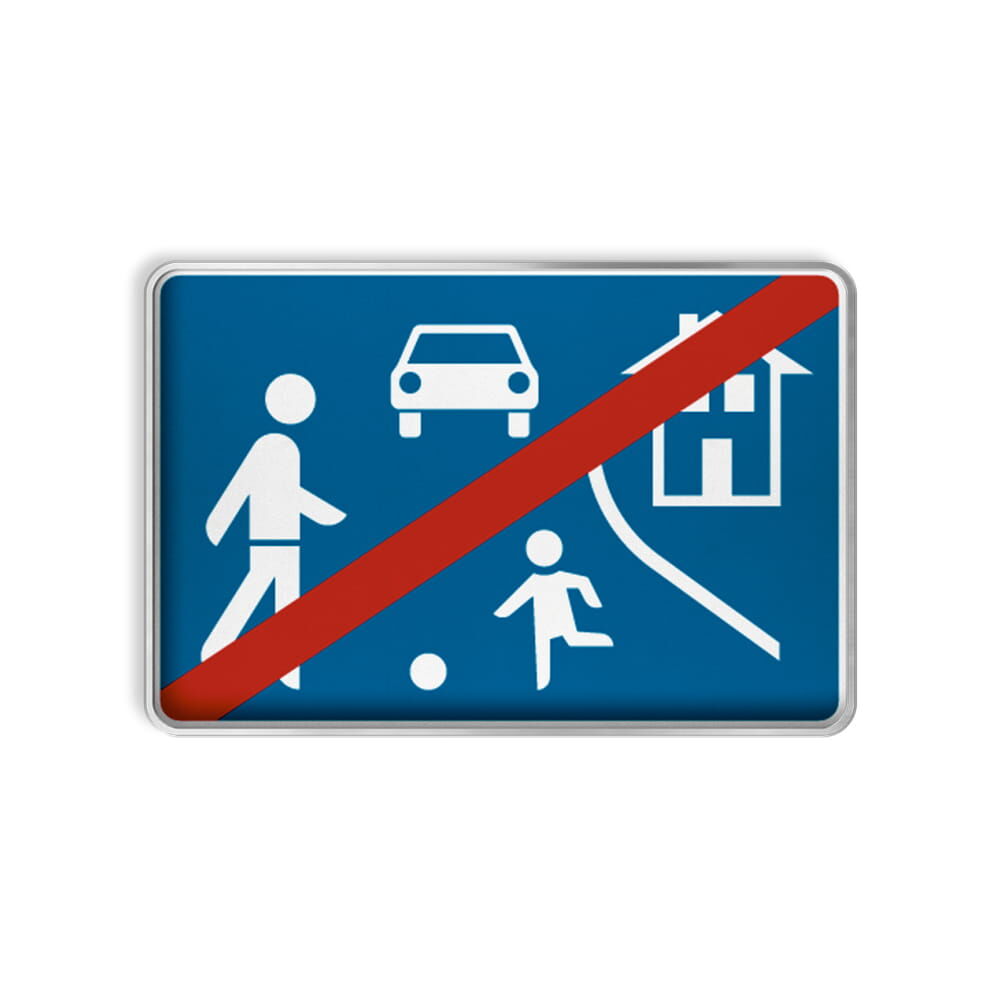 VZ 325.2 Ende eines verkehrsberuhigten Bereichs VZ 325.2 Ende eines verkehrsberuhigten Bereichs