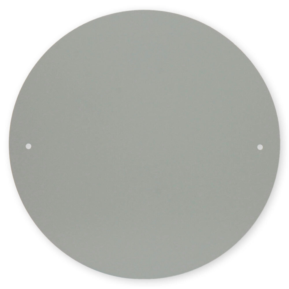 Untergrundplatte für Geschwindigkeitsschilder aus Aluminium mit zwei Bohrlöchern