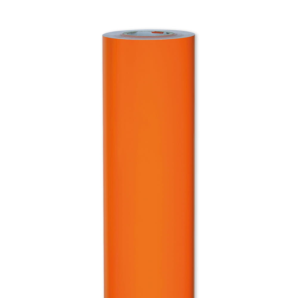 Orangene ORALITE 5400-Rolle (1235 mm), frontale Ansicht der Reflexfolie