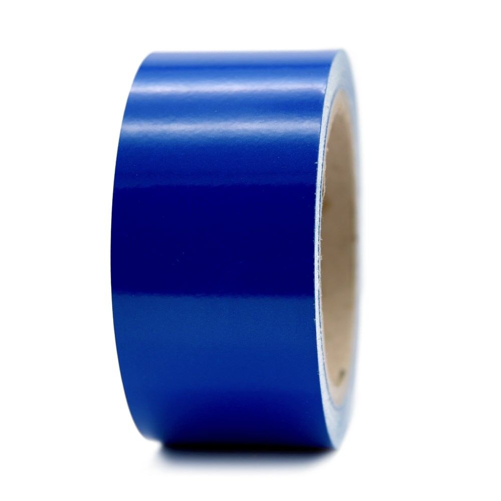 Orafol ORALITE Reflexband 5710 blau, 50 mm Rolle, Frontansicht