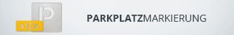 Banner mit der Aufschrift "PARKPLATZMARKIERUNG" und einem stilisierten Parkplatz-Symbol.