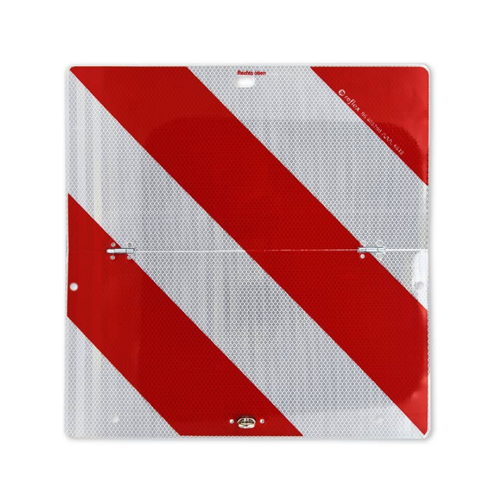 Parkwarntafel horizontal klappbar Stahlblech rechtsweisend