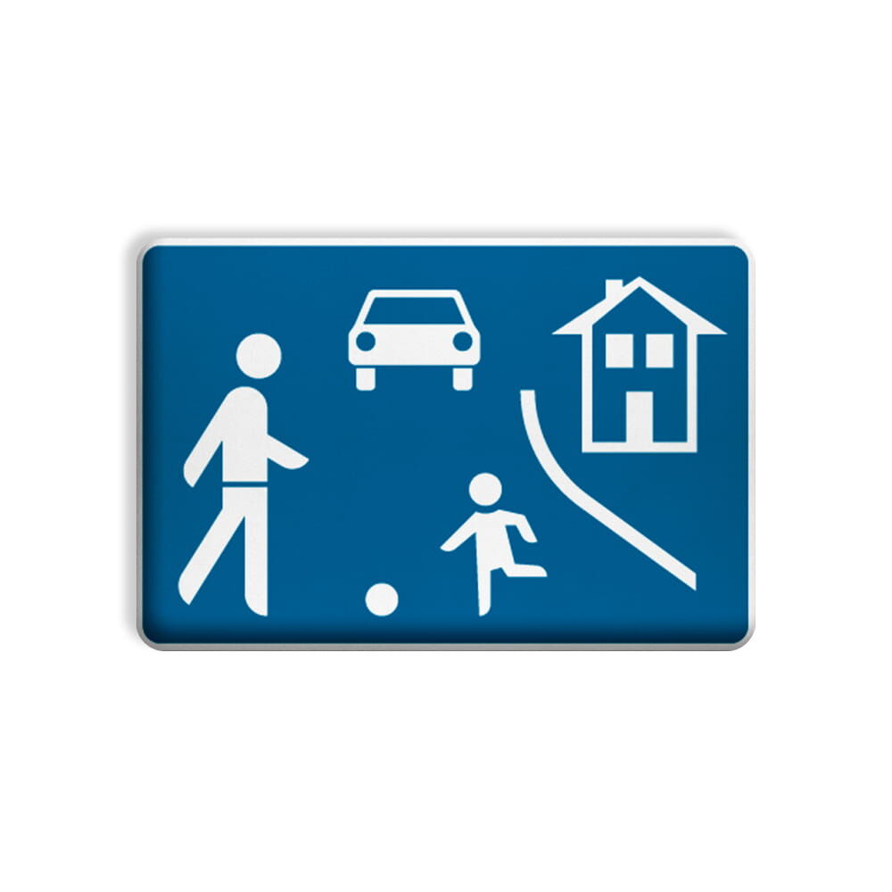 VZ 325.1 Beginn eines verkehrsberuhigten Bereichs VZ 325.1 Beginn eines verkehrsberuhigten Bereichs