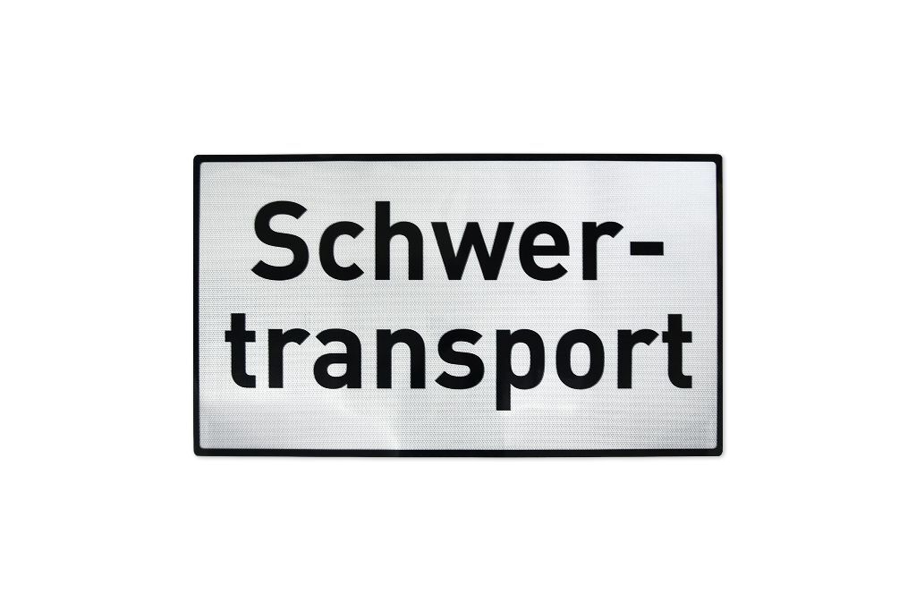 Schwertransport-Schild für Begleitfahrzeuge magnetisch RA 2