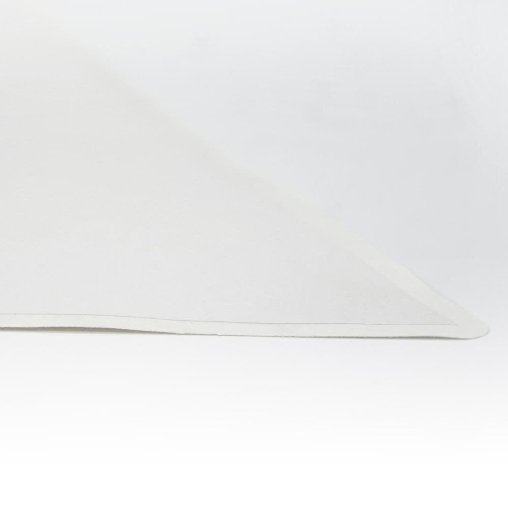 Detailansicht transparente Overlay-Folie, dünn und ablösbar