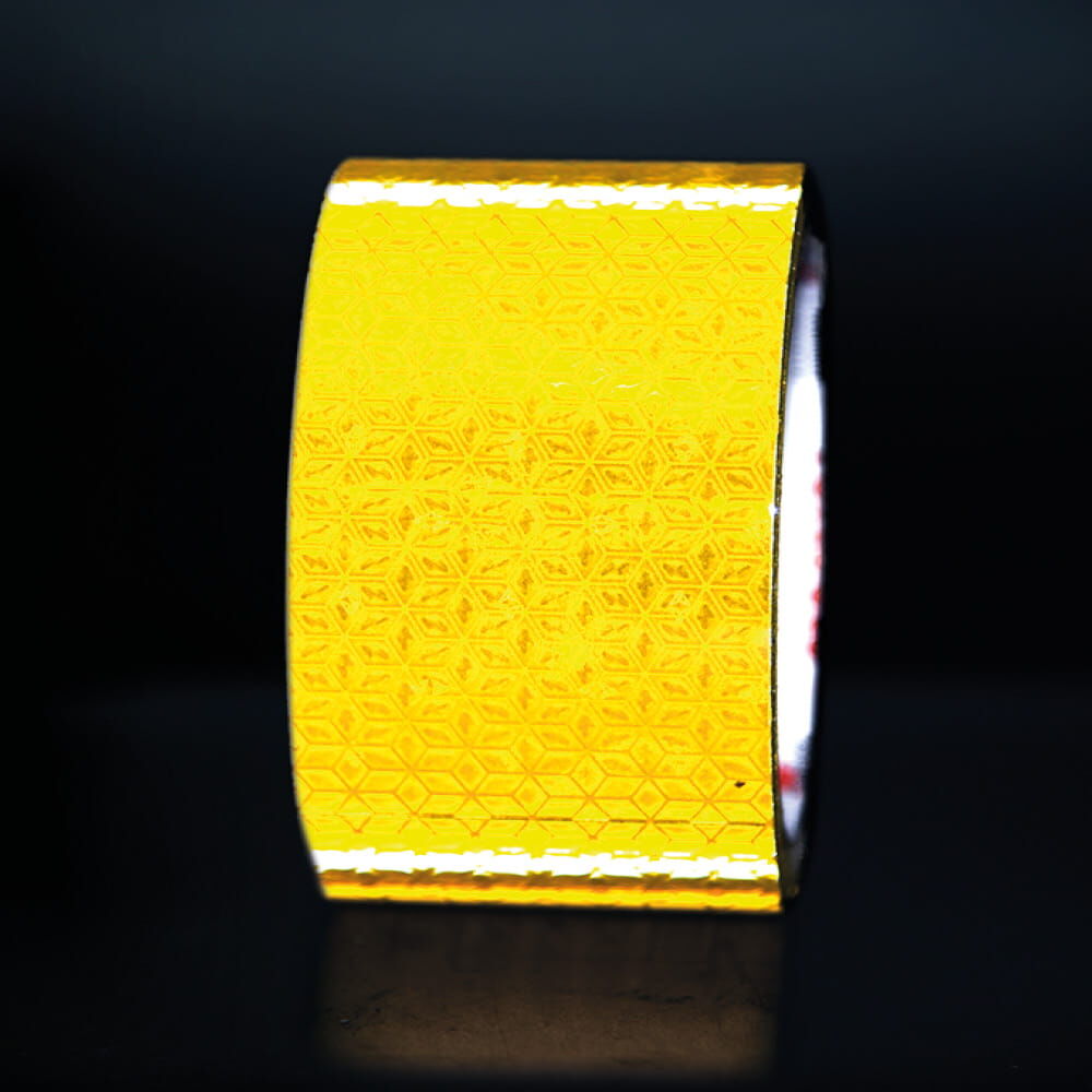 Gelbe VC104+ RG Rolle 50 mm × 5 m, Reflexeffekt im Dunkeln