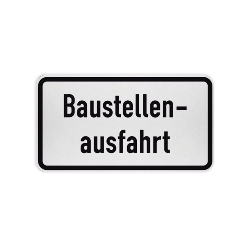 VZ 1007-33 Baustellenausfahrt VZ 1007-33 Baustellenausfahrt