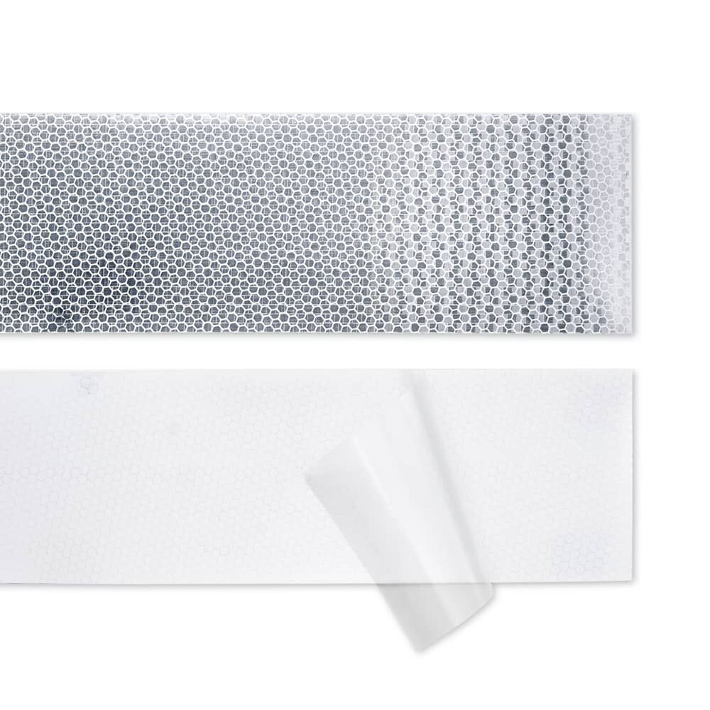 Avery Reflexband T-11500 OmniCube weiß 100 mm, Streifen der Vorder- und Rückseite