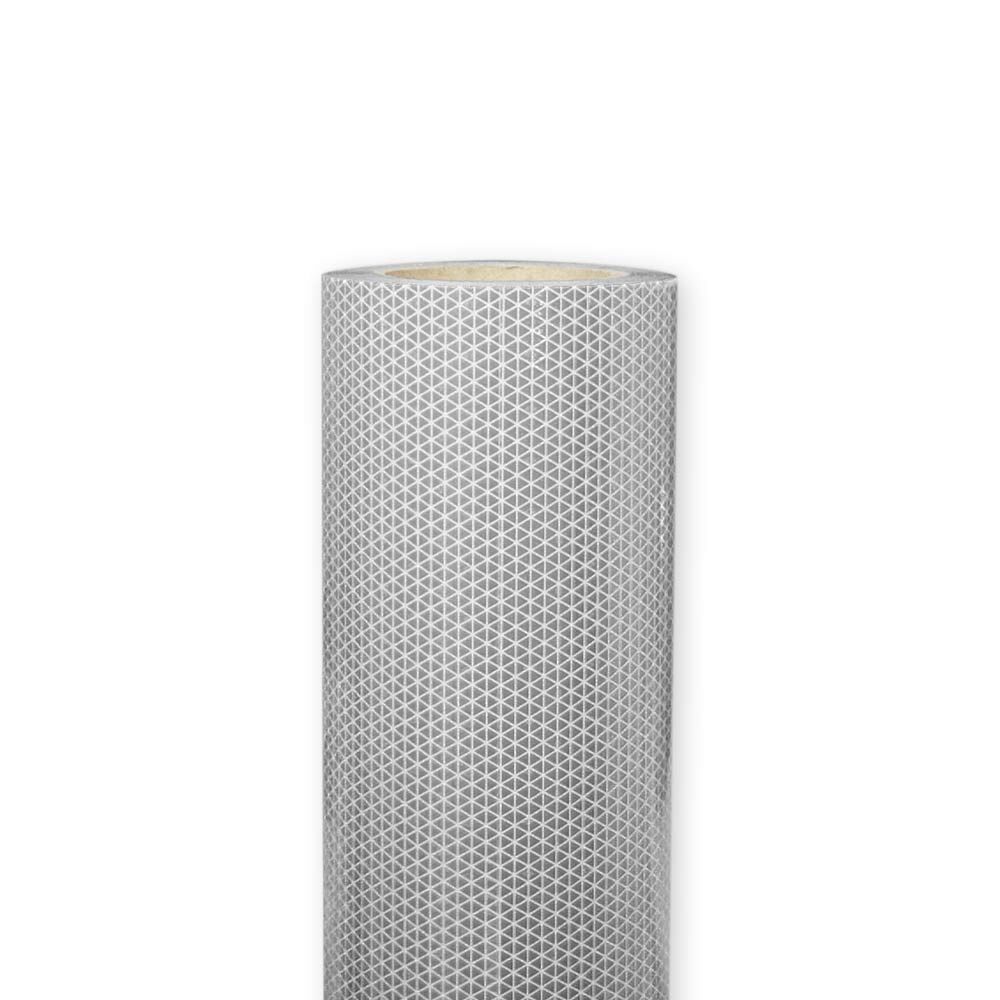 Weiße ORALITE 5930MFlex Reflexfolienrolle, Mikroprismenmuster, erhältlich in zwei Breiten