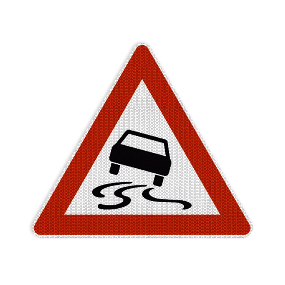 VZ 114 Schleuder- oder Rutschgefahr VZ 114 Schleuder- oder Rutschgefahr