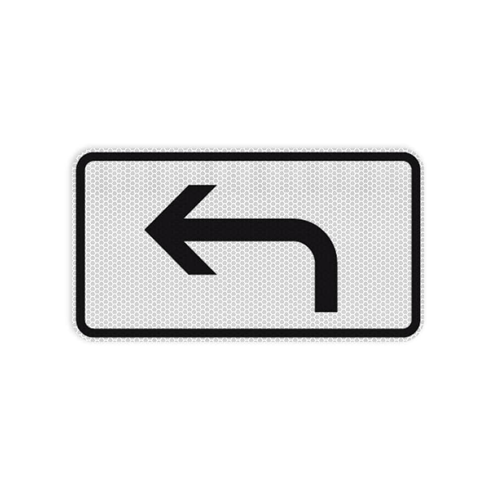 VZ 1000-11 Richtung der Gefahrstelle, linksweisend VZ 1000-11 Richtung der Gefahrstelle, linksweisend