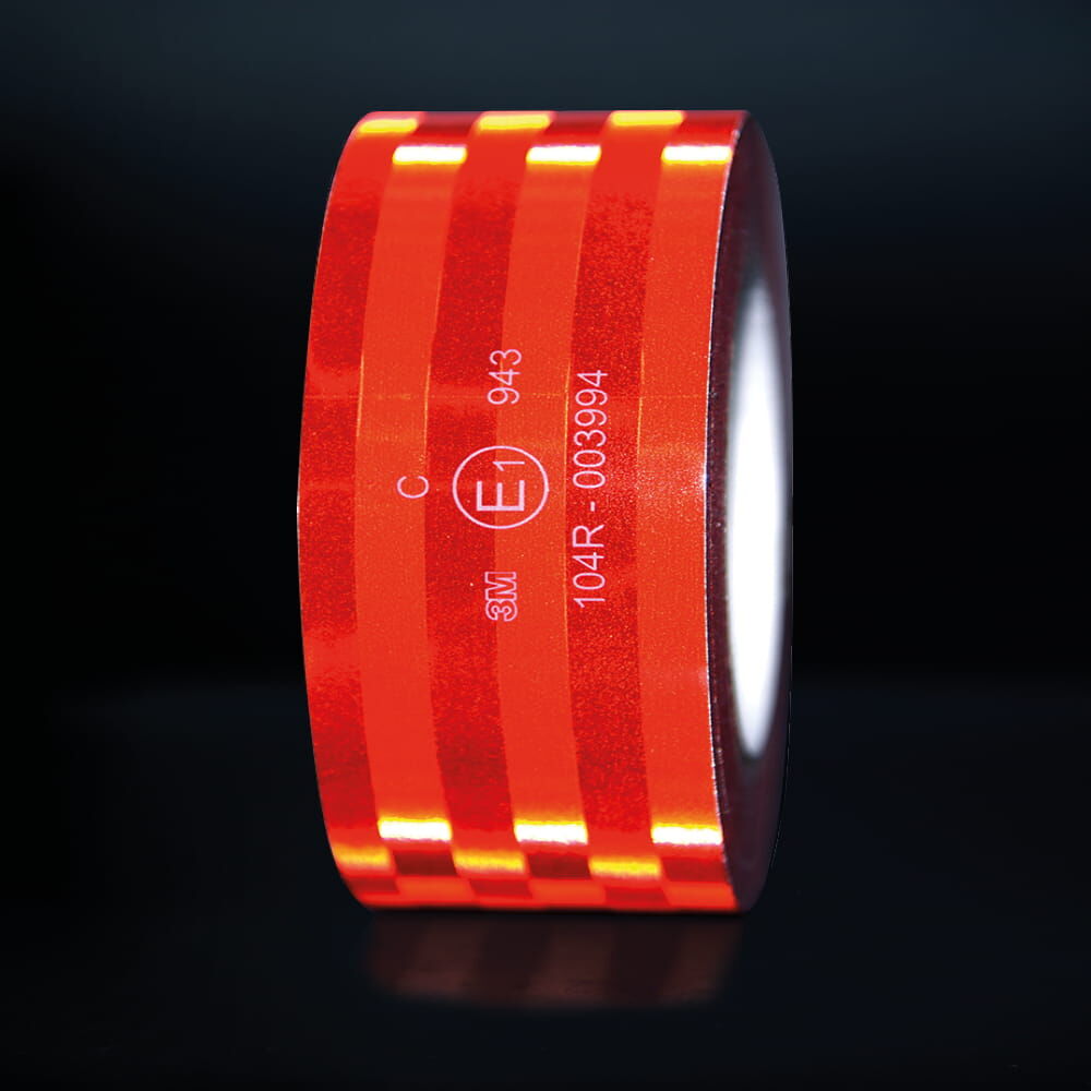 3M 943 Konturmarkierung rot, 25 m Rolle, stark reflektierend